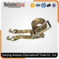 2" Camo Quick Release Ratchet Tie Down Strap with Hooks